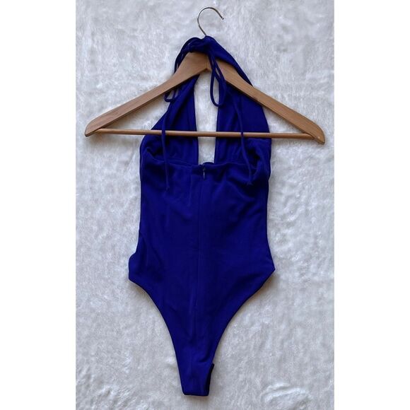 NWT Zara Floral Halter Bodysuit in Bluish, Size XS - Picture 12 of 14